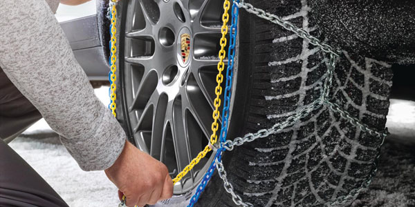 porsche snow chains